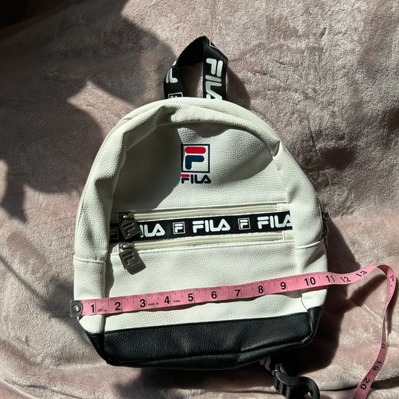 Mini White Fila Backpack - Picture 10 of 10